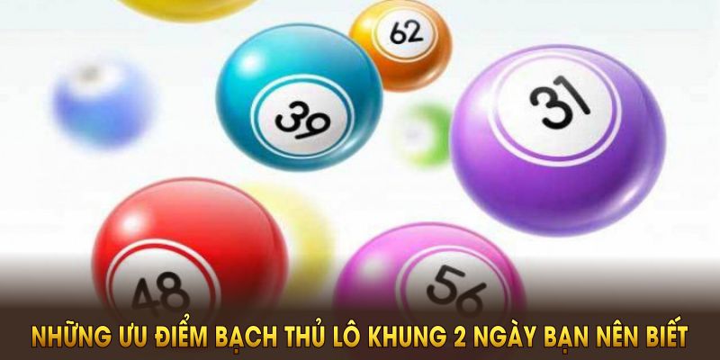 Những ưu điểm bạch thủ lô khung 2 ngày bạn nên biết