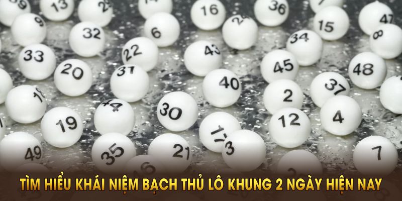 Tìm hiểu khái niệm bạch thủ lô khung 2 ngày hiện nay